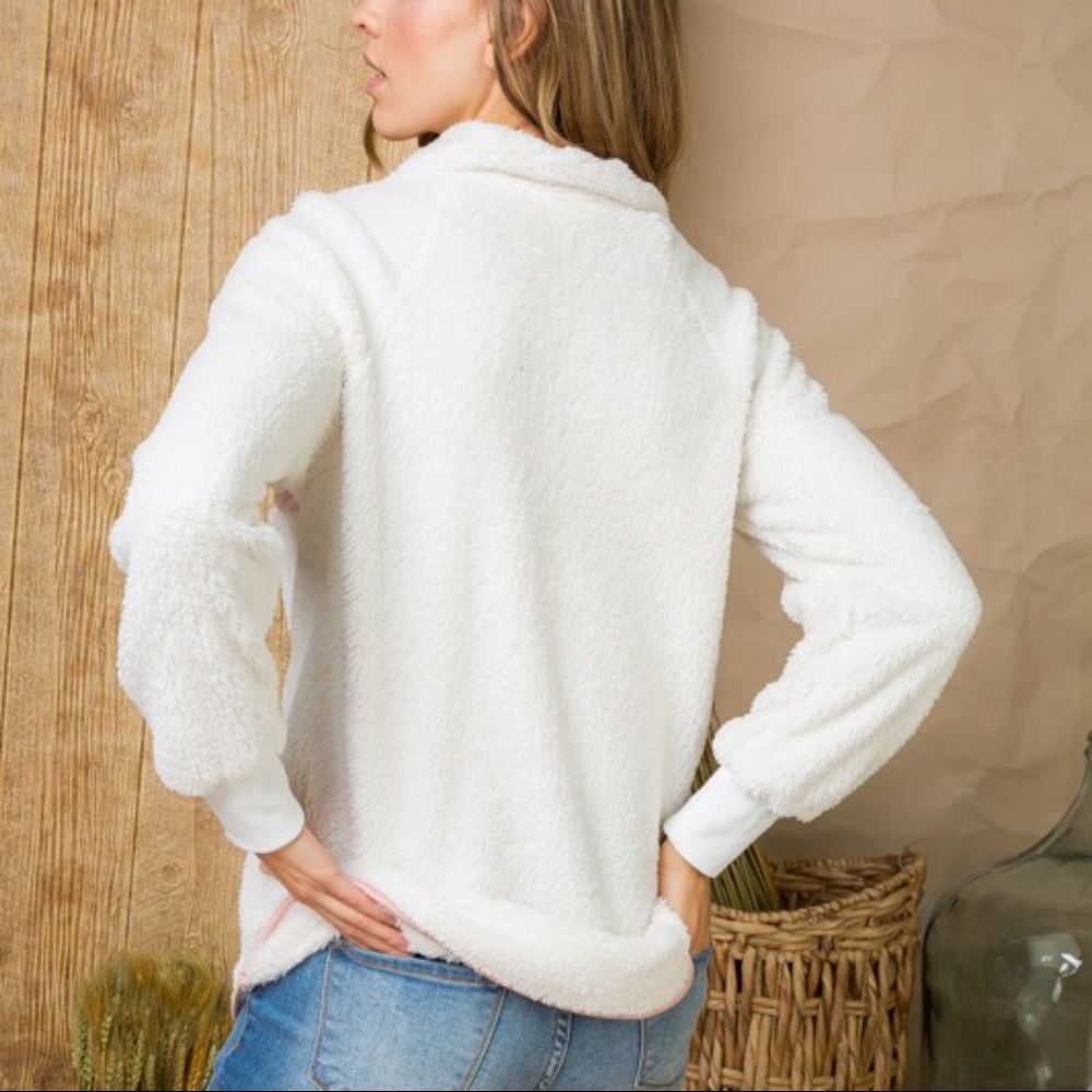 LAST SALE-FIRM‼️Miranda Fuzzy Pullover - Picture 6 of 6